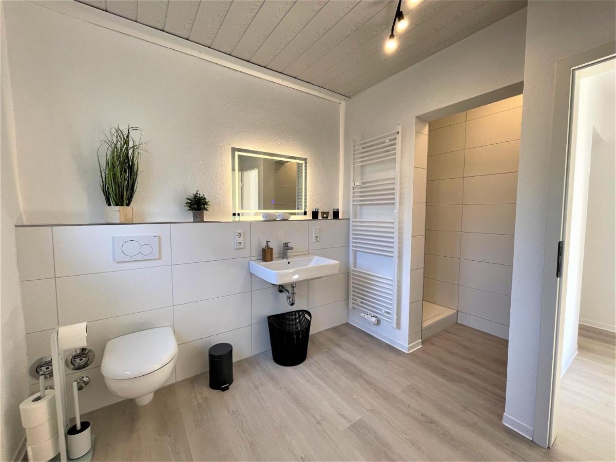 Appartement Traumaussicht Kamin Balkon Burgblick 65 Zoll Tv Netflix Sky Joyn Lindenplatz à Bullay Extérieur photo